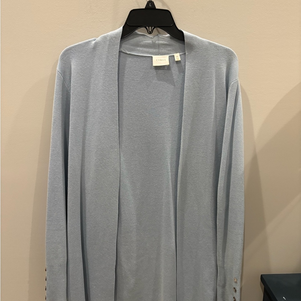 Cyrus Soft Blue Knit Cardigan